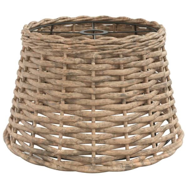 Taklampskärm brun Ø38x23 cm korgmaterial