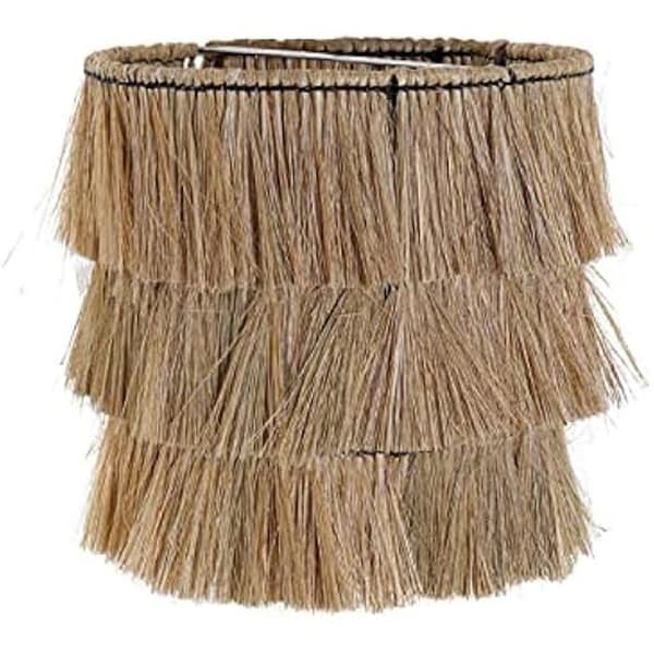 Standard lampskärm - DKD Home Decor - Flerfärgad - Jute och metall - 42x42x42 cm - För barn