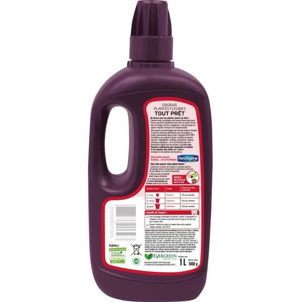 FERTILIGENE Gödselblommor Geraniums Dipladenias - 1 L