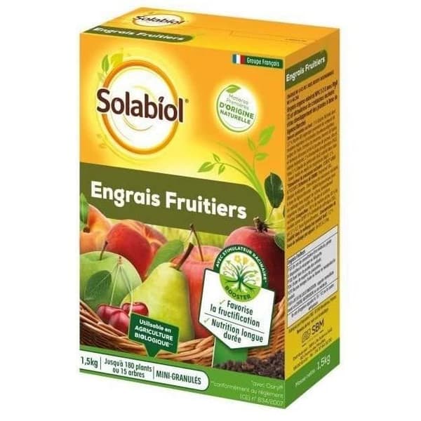 SOLABIOL SOFRUY15 Fruktgödselmedel - 1,5 kg