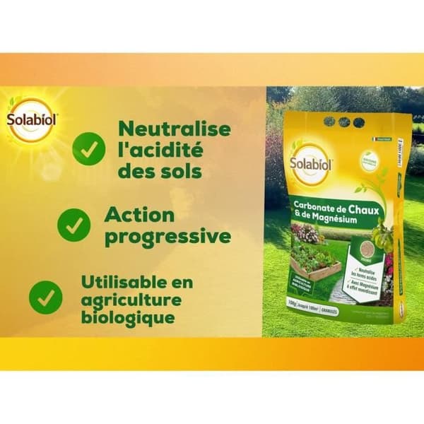 SOLABIOL SOCHAUX10 Kalk och magnesiumkarbonat - 10 kg