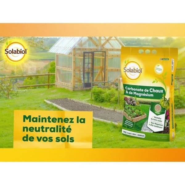 SOLABIOL SOCHAUX10 Kalk och magnesiumkarbonat - 10 kg