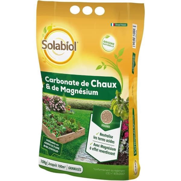 SOLABIOL SOCHAUX10 Kalk och magnesiumkarbonat - 10 kg