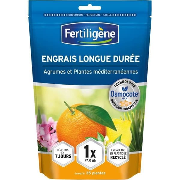 FERTILIGeNE - Långvarigt gödningsmedel Osmocote max Citrusfrukter och medelhavsväxter 700g