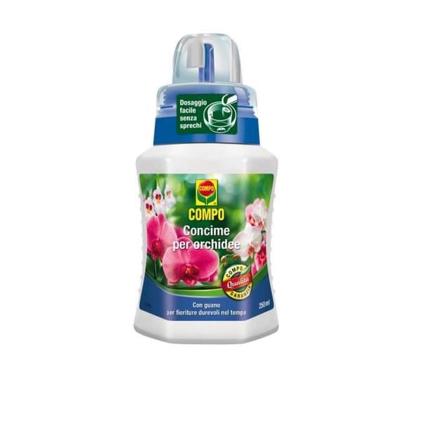 COMPO flytande gödsel för orkidéer 250ml - Växter Botanisk trädgård att gödsla
