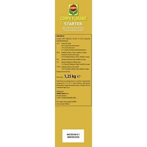 Compo Floranid Starter Gräsgödsel 1,25 Kg rosa