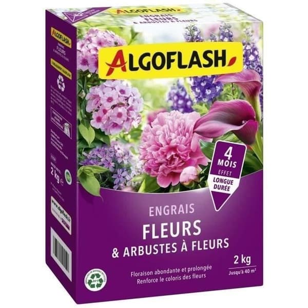 Blommor och blommor gödselmedel - Algoflash Naturasol - 2 kg