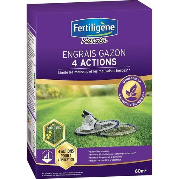 Fertiligene Lawn Fertilizer 4 Actions, 2,45kg, 60m²33