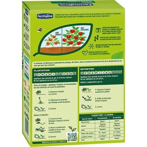 FERTILIGENE horn och blodgödsel - FCOSAN12 - 1,2 kg - Snabb och långvarig verkan - Närar upp till 3 månader