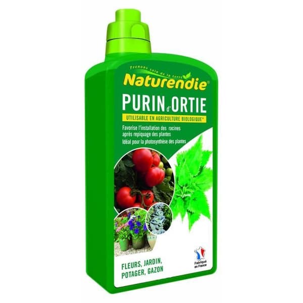 Nässelgödsel - NATURENDIE - Blommor, trädgård, grönsaksplats, gräsmatta - 1 L