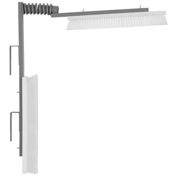 Wiesenfield - Koborste - 2 huvuden på 50 x 10 cm vardera - För inomhus och utomhus - Med fjäder