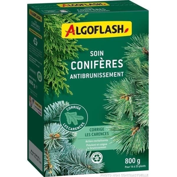 Anti-brunning av barrträd - ALGOFLASH NATURASOL NATURASOL - 800g