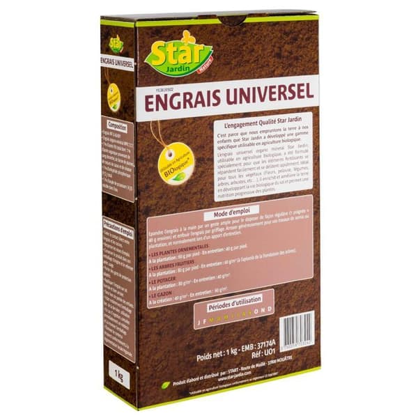 Universalgödsel i granulat 1 kg