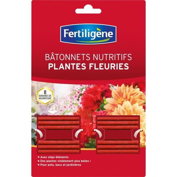 FERTILIGENE Gödselnäringsstickor för blommande växter - 40 pinnar