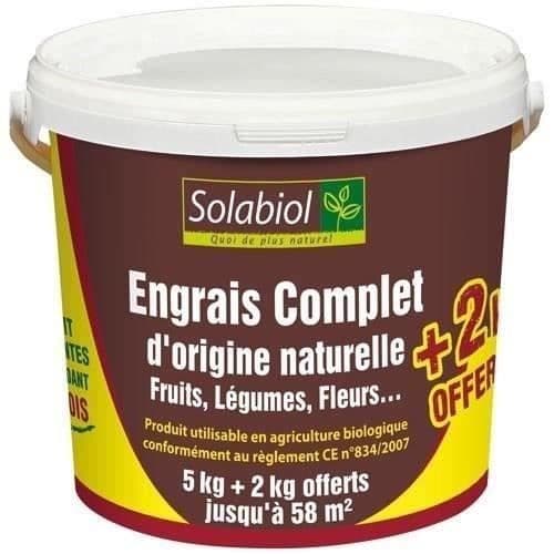 Komplettgödsel SOLABIOL - 5 + 2kg som ges /nc
