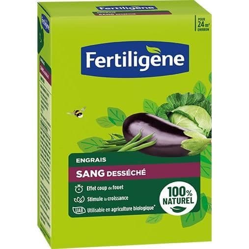 Torkat blod UAB FERTILIGENE - FSAN12 - 1,2 kg - Boost effekt - Idealisk för blommor och grönsaksträdgårdar
