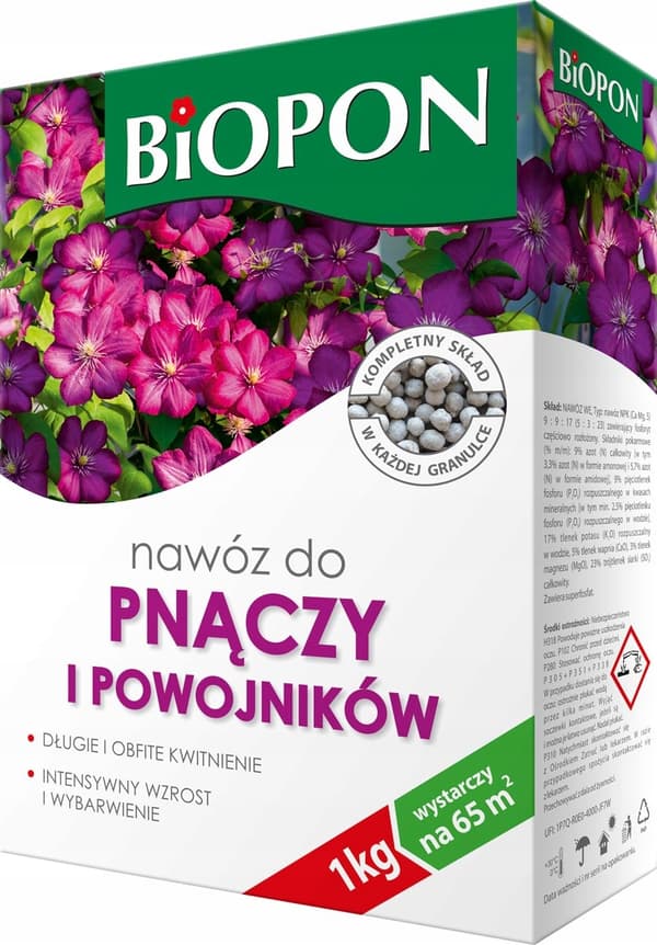 BIOPON Gødning til vinstokke og klematis 1 kg