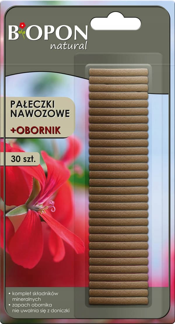 BIOPON Gödselpinnar + gödsel 30 st.