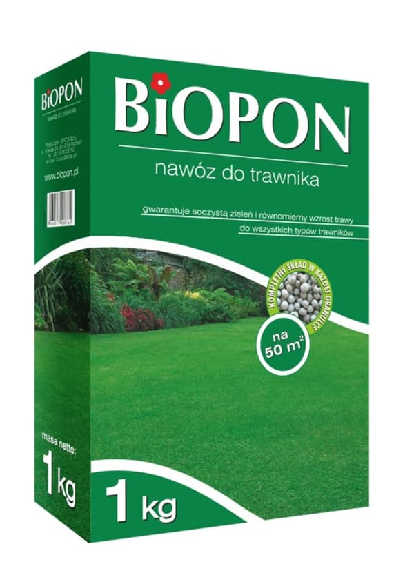 Biopon gräsmattegödselgranulat 1 kg 8635