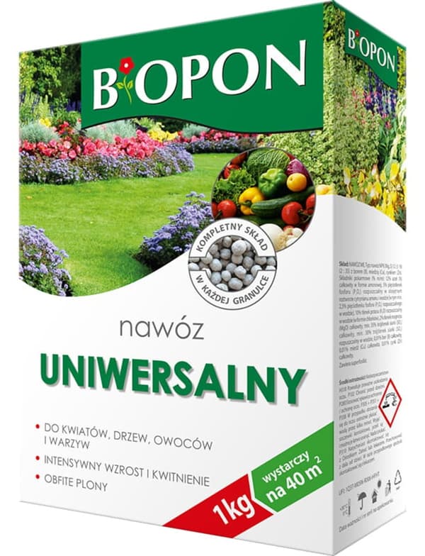 Biopon universal granulatgødning 1 kg 8644