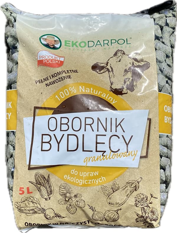 Granuleret kvæggødning Eco 100% naturlig EkoDarPol (5 L)
