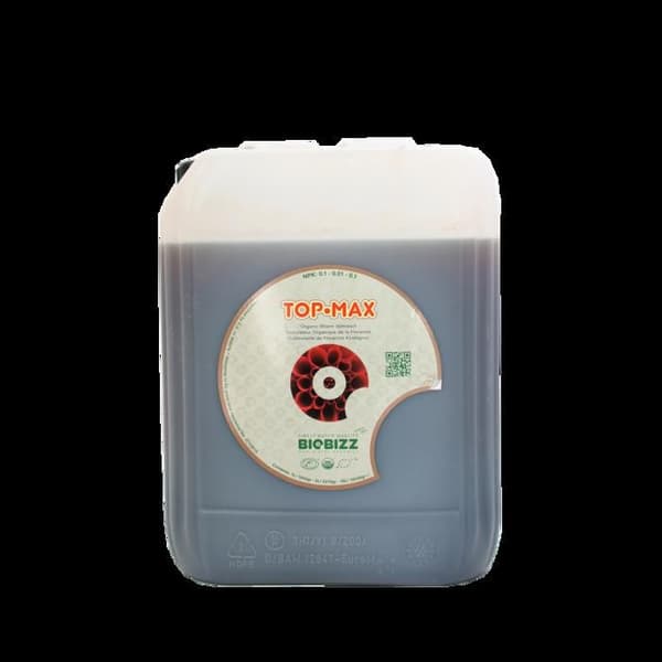 TopMax blommande gödsel - BIOBIZZ - 10 L - Ekologiskt blomningsstimulerande medel - Universal - Flytande