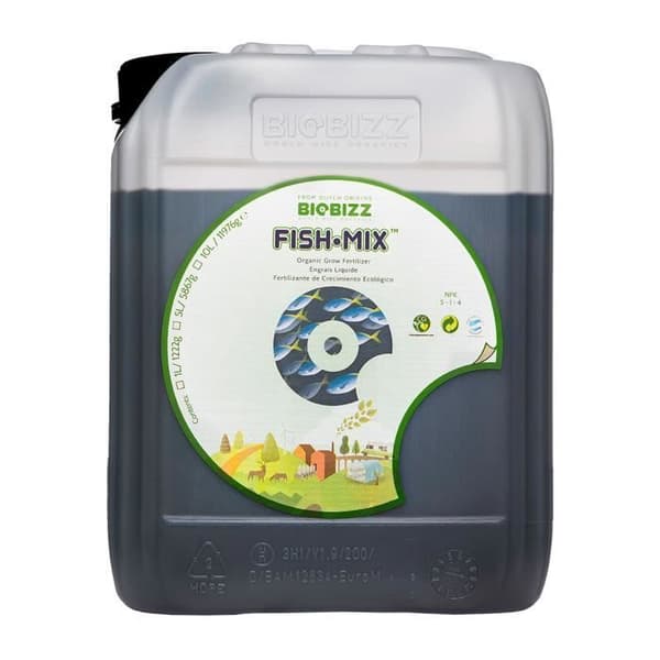 Tillväxtgödsel Fish-Mix - BIOBIZZ - 5 L - Stärker den bakteriefloran i jorden