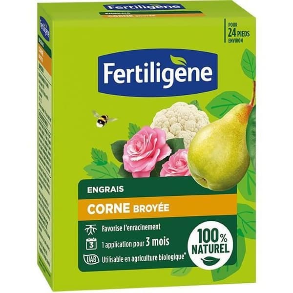 UAB FERTILIGENE jordhorngødning - FCOR12 - 1.2 kg - Til rodning - 1 anvendelse i løbet af 3 måneder