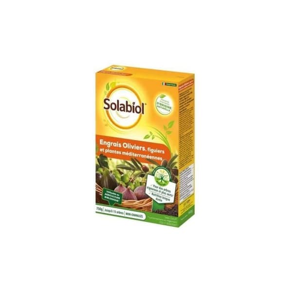 SOLABIOL - Oliivi- ja viikunapuiden lannoite - Laatikko 750 g - UAB