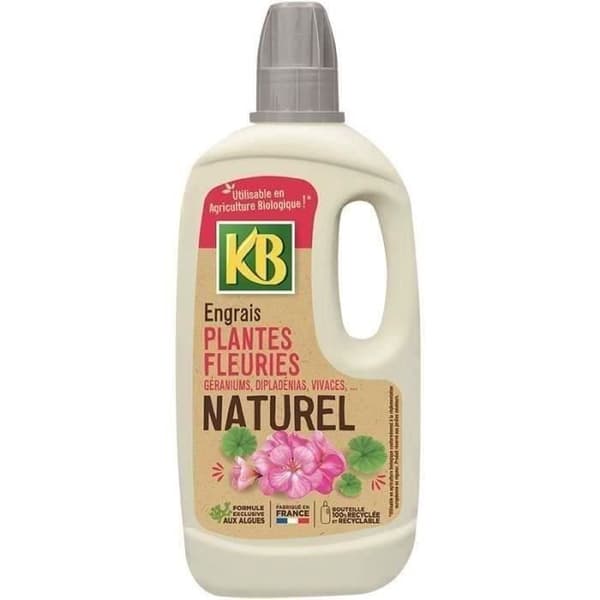 Naturlig gødning Blomstrende planter: pelargonier, dipladéniaer, stauder, ... 1L