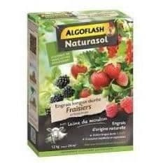 Mansikan lannoitteet ja marjat - Algoflash Naturasol - Pitkäaikainen - 1,2 kg