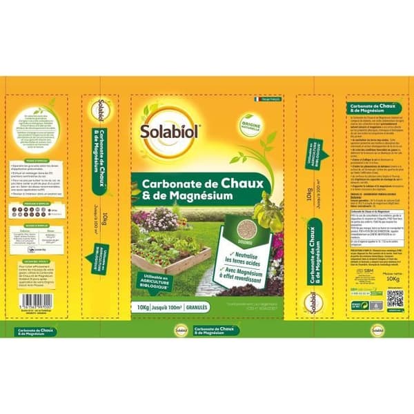 SOLABIOL SOCHAUX10 Kalkki ja magnesiumkarbonaatti - 10 kg