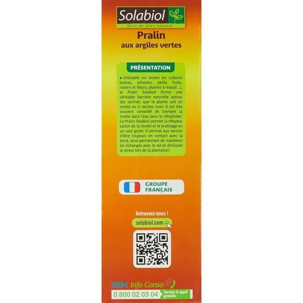 SOLABIOL SOPRAL3 Pralin med grønt ler - 2.4 kg