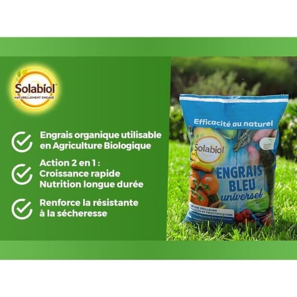 Sininen lannoite - SOLABIOL - SOBLEU4 - 4 kg