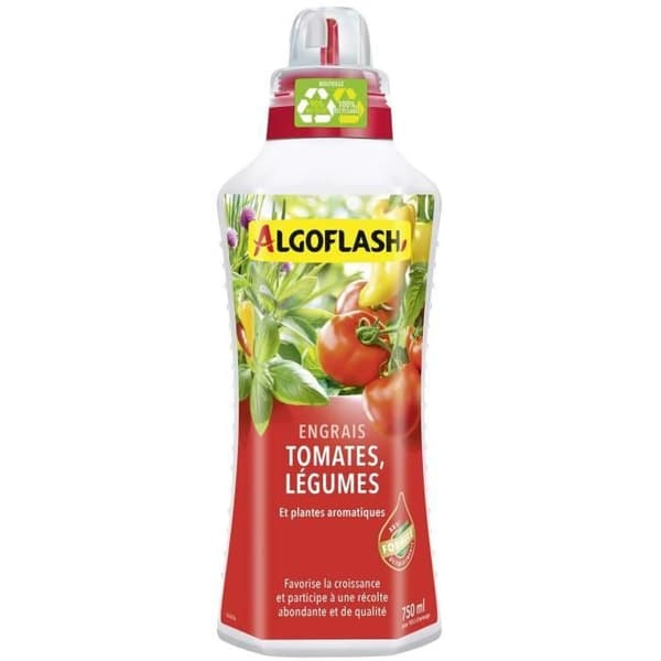 Tomaatti- ja vihanneslannoite - ALGOFLASH NATURASOL - 750 ml