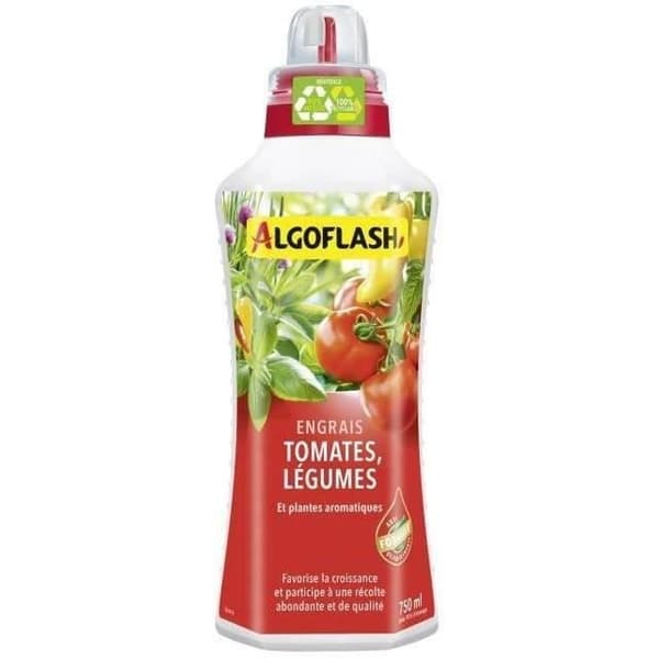 Tomaatti- ja vihanneslannoite - ALGOFLASH NATURASOL - 750 ml
