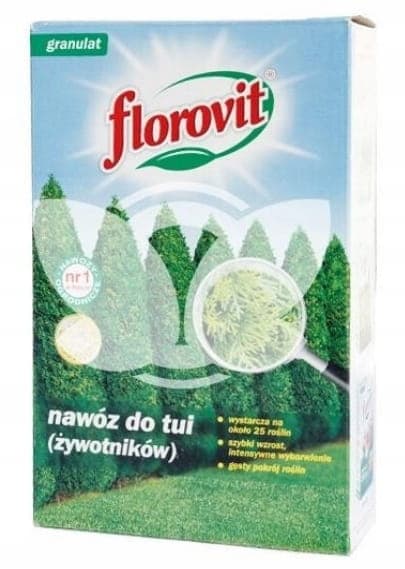 Florovit gödselmedel för tuja 1 kg granulat