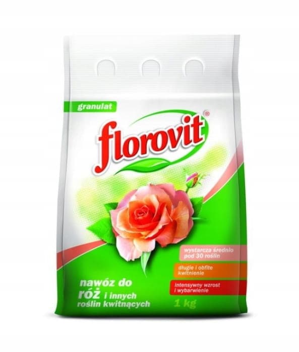 Florovit gödselmedel för rosor och andra blommande växter 1 kg granulat