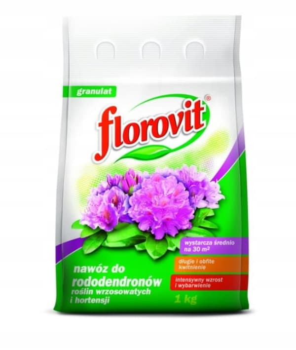 Florovit-lannoite alppiruusuille, kanerville ja hortensioille 1 kg rakeinen
