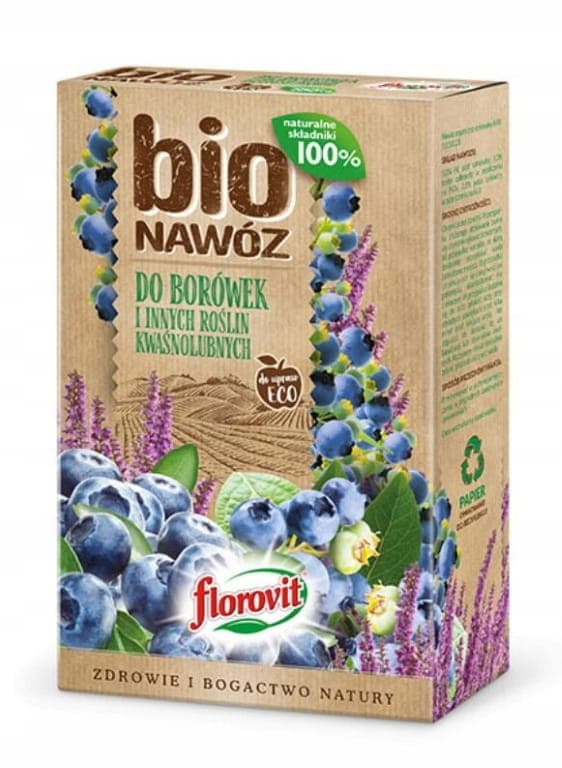 Florovit naturlig gødning til blåbær og syreholdige planter granuleret 1,1 l