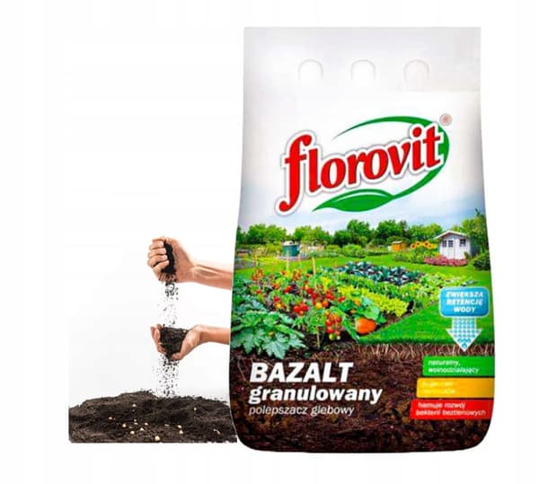 Florovit basaltmjöl 5 kg granulerat gödselmedel