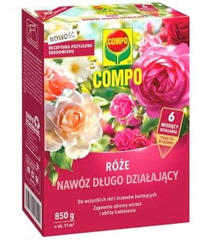 Långverkande gödningsmedel för rosor 850 g effektivt