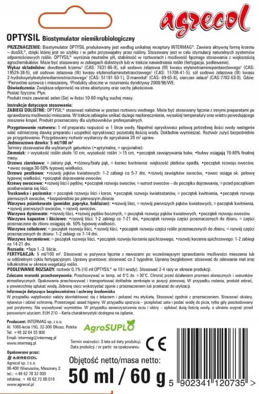 Kasvien stressiä lievittävä biostimulaattori 50ml Silicon Forte