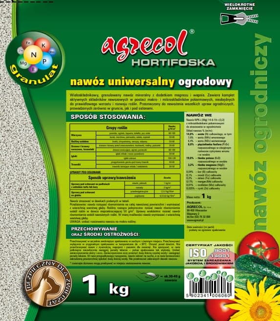 Hortifoska universal havegødning 1 kg effektiv