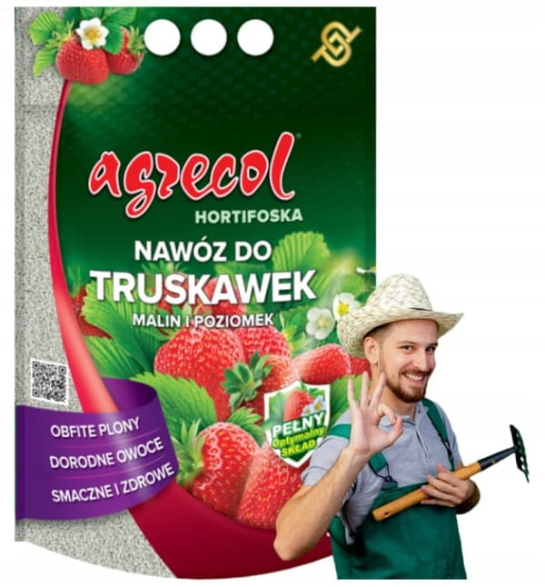 Hortifoska gödselmedel för jordgubbar, hallon och vilda jordgubbar 1 kg