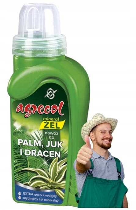 Lannoite palmuille, jukoille ja dracaenoille 250 ml hoitoaine geelinä