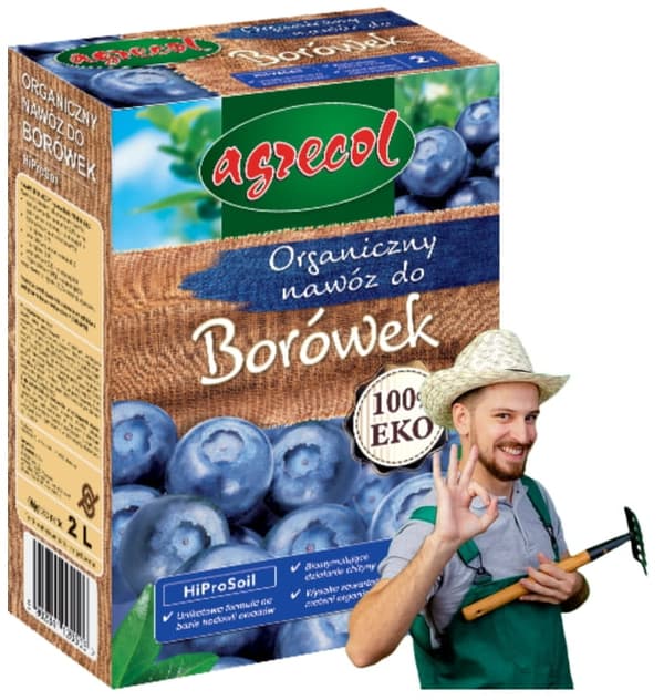 Orgaaninen lannoite mustikoille ja marjakasveille 2L HiProSoil