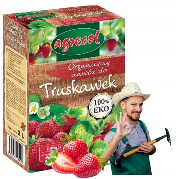 Organiskt gödselmedel för jordgubbar och bärplantor 2L HiProSoil