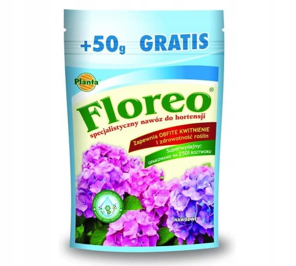 Floreo hortensia-gödselmedel med flera komponenter 250 g