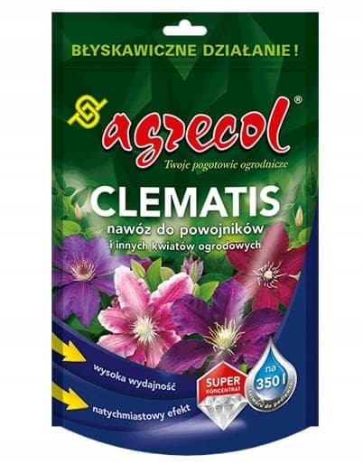 Kristallgödsel för klematis och trädgårdsblommor 350g